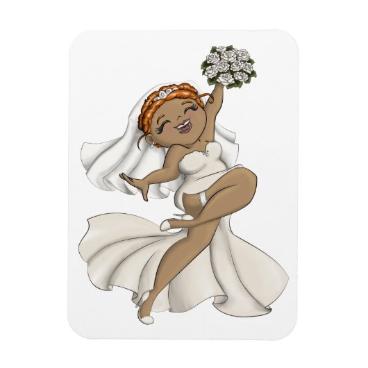 Happy Bride 03 Magneet (Verticaal)