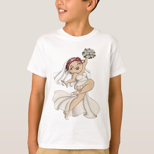 Happy Bride 04 T-shirt (Voorkant)