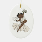 Happy Bride 11 Keramisch Ornament (Voorkant)