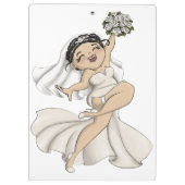Happy Bride 11 Klembord (Achterkant)