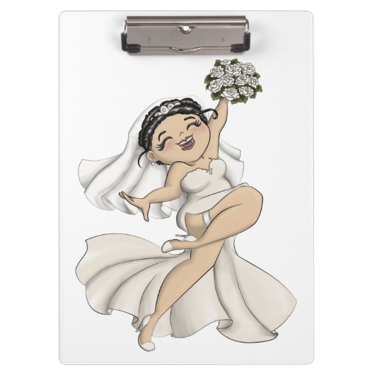 Happy Bride 11 Klembord (Voorkant)