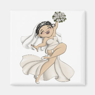 Happy Bride 11 Magneet