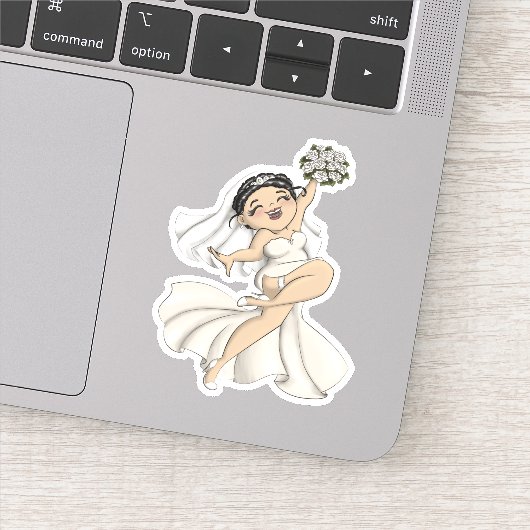 Happy Bride 11 Sticker (Detail)