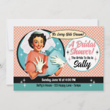 Happy Bride Douche uitnodiging - Roze