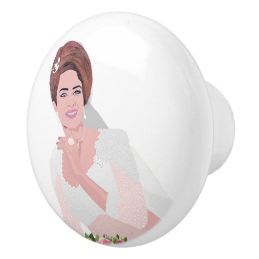 HAPPY BRIDE KERAMISCHE KNOP (Rechts)