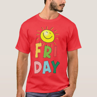 Happy Bright Sunny Vrijdag T-shirt