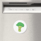 Happy Broccoli Vegetable Smiling Magneet (Insitu (Vaatwasser))