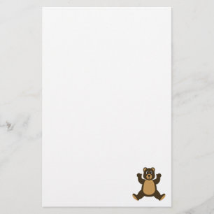 Happy Brown Beer Briefpapier