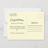 Happy bruiloft Briefkaart