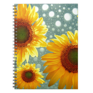 Happy Bubble Sunflower Notitieboek