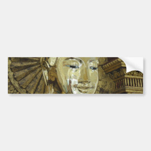 Happy Buddha die geprezen geuren heeft Open Bumpersticker