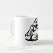 Happy Buddha Koffiemok (Voorkant links)