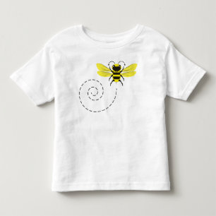 Happy Bumblebee Flying Boys & Girls Kinder Shirts