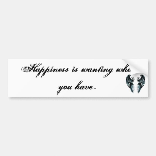 Happy Bumpersticker (Voorkant)