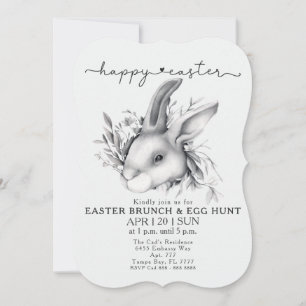 Happy Bunny Easter Brunch & Egg Hunt uitnodiging