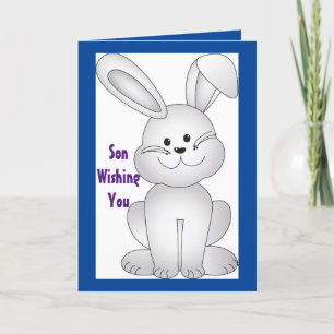 Happy Bunny Kaart voor een zoon
