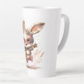 Happy Bunny Latte Mug (Angle droit)