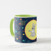 Happy Bunny Pastel Mug - Cute Rabbit Ceramic (Devant gauche)