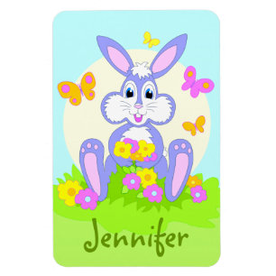 Happy Bunny Personalized Magnets Magneet