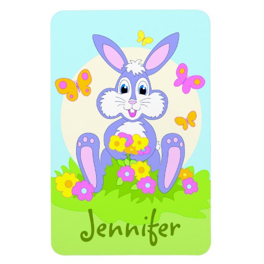 Happy Bunny Personalized Magnets Magneet (Verticaal)