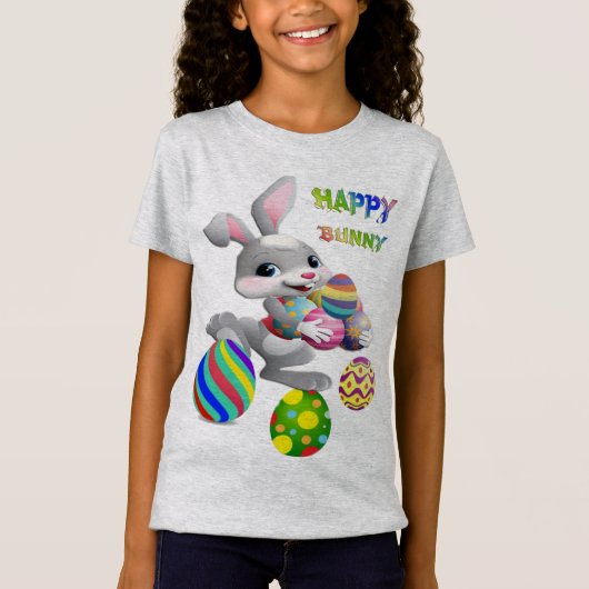 Happy Bunny T-shirt (Voorkant)