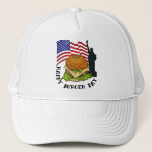 Happy burger day trucker pet