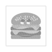 Happy Burger Love Rubberstempel (Afrduk)