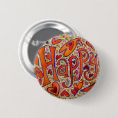 Happy Button (Voorkant /achterkant)