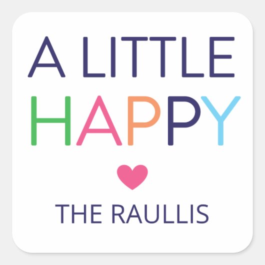 HAPPY CADEAU LABELS (Voorkant)