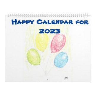 Happy Calendar voor 2023 Kalender