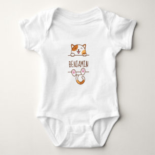 Happy Calico Cat Peking achter de douanenaam Romper