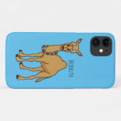 Happy camel cartoon illustratie Case-Mate iPhone case (Achterkant (horizontaal))