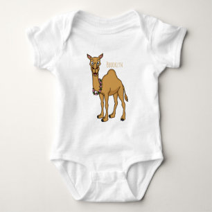 Happy camel cartoon illustratie romper