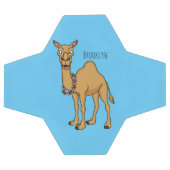 Happy camel cartoon illustratie voetbal (Enkel)