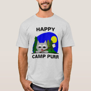 Happy Camp Spint Camper Cat Funny T Shirt