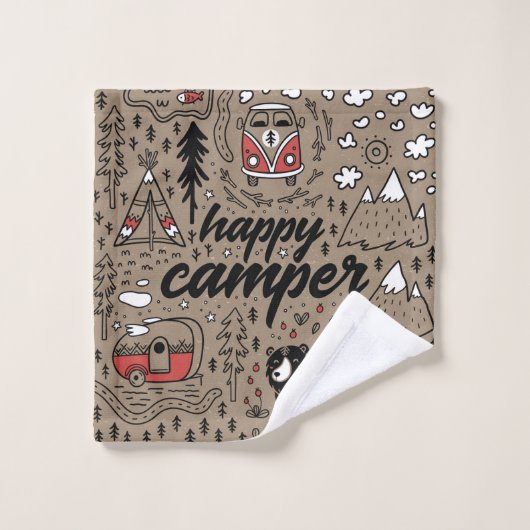 Happy Camper (Gant de toilette)