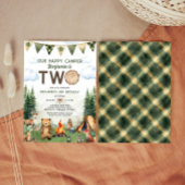 Happy Camper 2e verjaardag Kaart