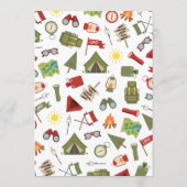 Happy Camper Adventure Birthday Scavenger Hunt Programma (Achterkant)