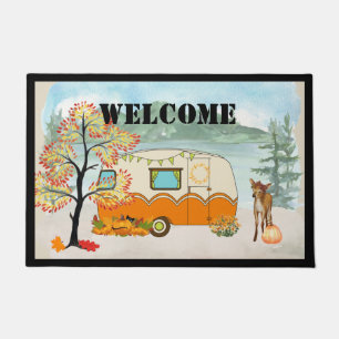 Happy Camper Autumn door deur Mat