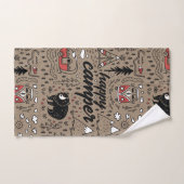 Happy Camper Bad Handdoek (Handdoek)