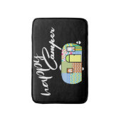 Happy Camper Bath Mats Badmat (Voorkant Verticaal)