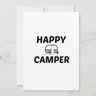 HAPPY CAMPER BEDANKKAART