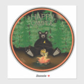 Happy Camper Beer Leuke Leuke Leuke Inspirivity St Sticker (Vel)