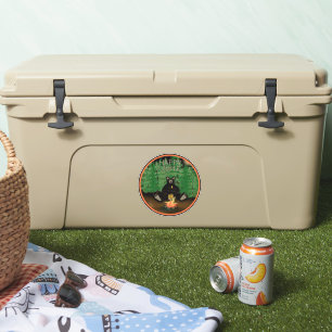 Happy Camper Beer Leuke Leuke Leuke Inspirivity St Sticker