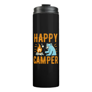 Happy Camper Beer - Vakantie wandelen Campfire Cam Thermosbeker