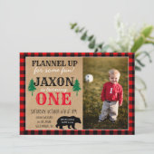 Happy Camper Boy Photo Invitation à la fête d'anni (Debout devant)