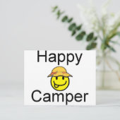 Happy Camper Briefkaart (Staand voorkant)