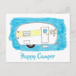 Happy Camper Briefkaart