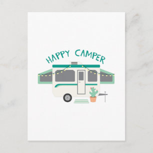 Happy Camper Briefkaart