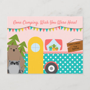 Happy Camper Briefkaart